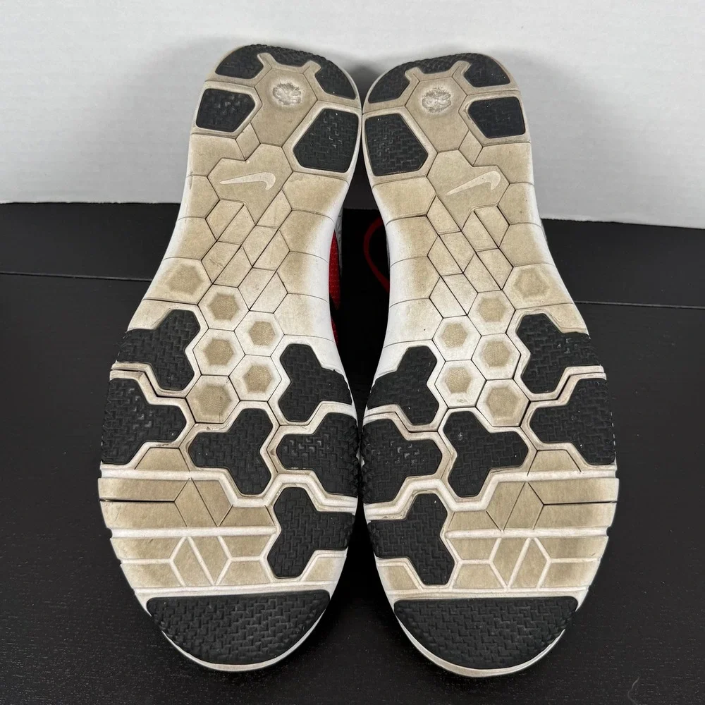 Nike Mens Size 10 Ohio State Buckeyes Free Trainer 5.0 V6 Shoes 723939-006